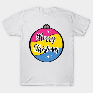 Christmas Ornament in Pansexual Pride Flag Colors T-Shirt